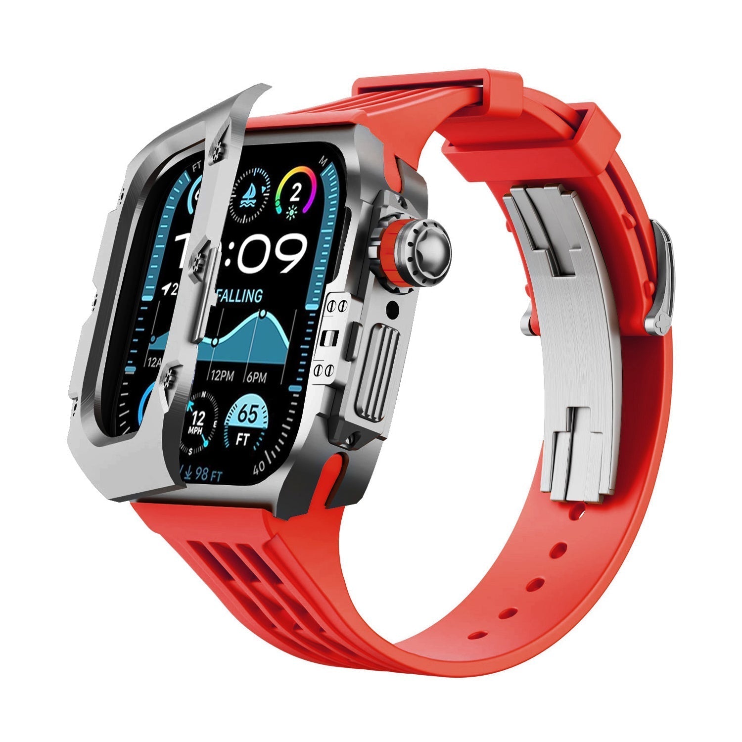 MC-Flipro Apple Watch Case - Titanium Case